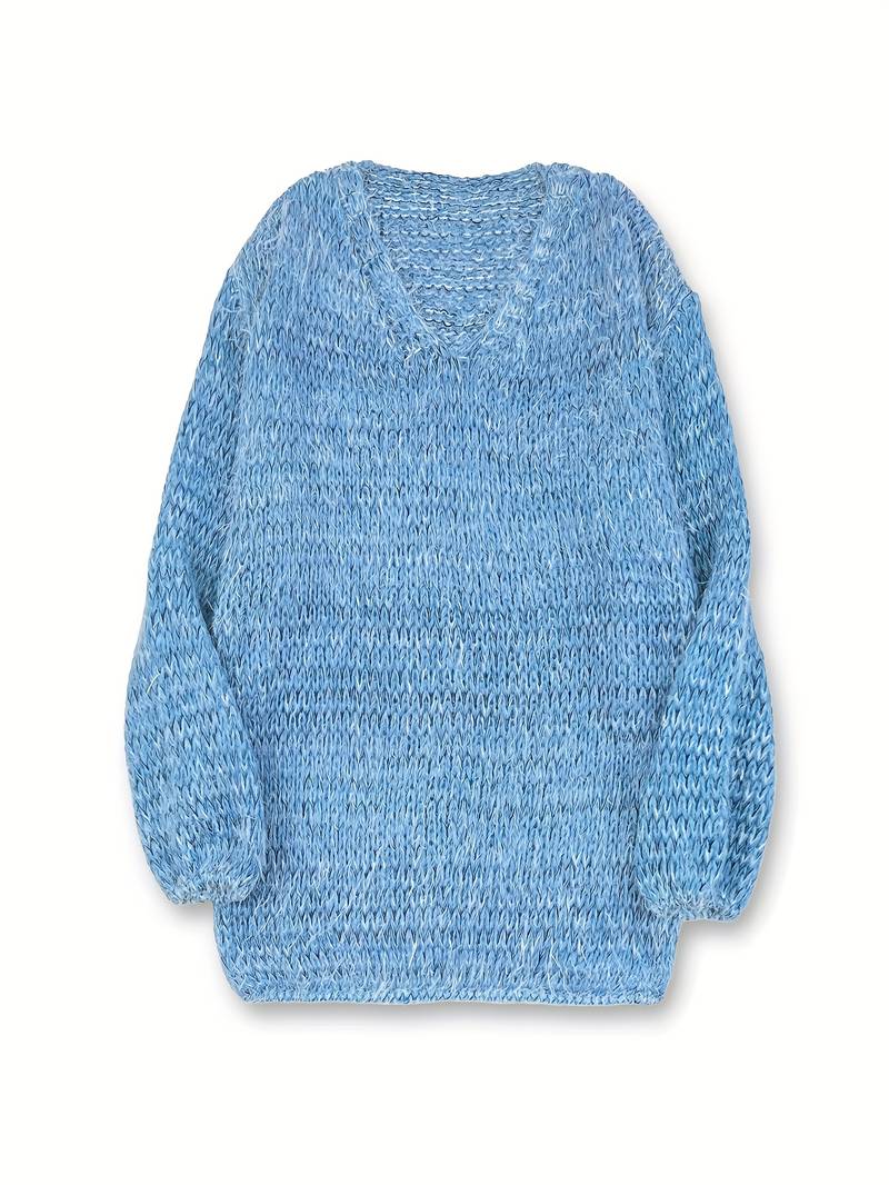 Noa – Strickpullover mit V-Ausschnitt